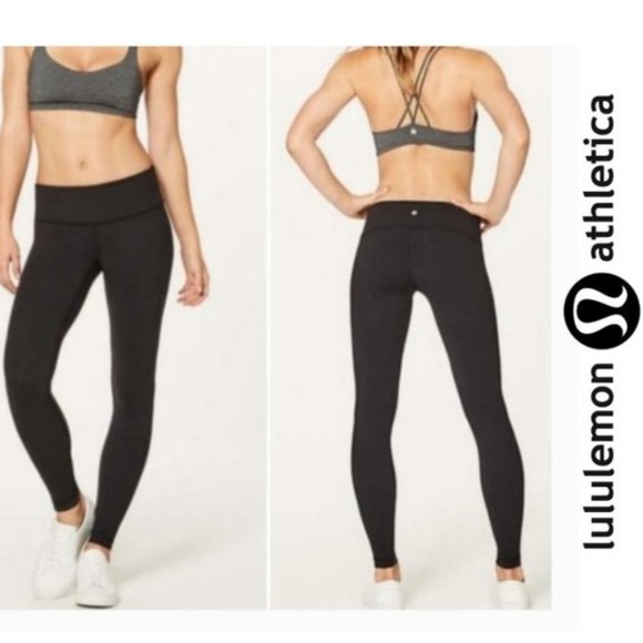 Lululemon Wunder Under Black Pant/Legging Size 4